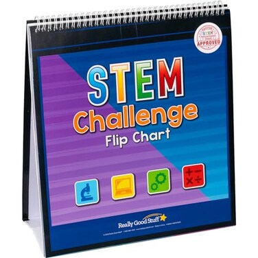 Really Good Stuff STEM Challenge Flip Chart 1 flip Chart