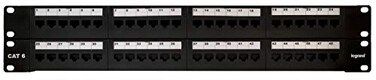 On-Q Legrand OnQ 48845CC6 48Port Cat 6 Rack Mount Patch Panel