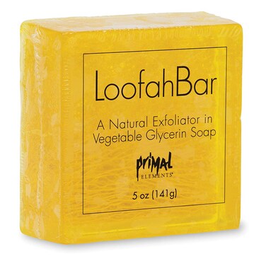 Primal Elements Tahitian Vanilla Loofah Bar Soap 5 Ounce
