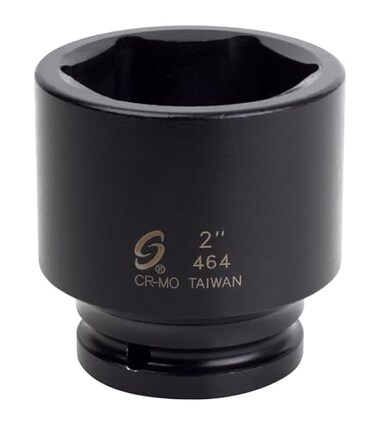 SUNEX TOOLS 464 34 Drive Standard 6 Point Impact Socket 2