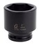 SUNEX TOOLS 464 34 Drive Standard 6 Point Impact Socket 2