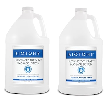 Biotone Advanced Therapy Massage Lotion 2 x Gallons ATL1G