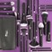 Moda Pro Full Face 25pc Makeup Brush Set with Travel Pouch