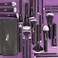 Moda Pro Full Face 25pc Makeup Brush Set with Travel Pouch