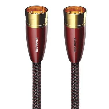 AudioQuest Red River XLR Audio Interconnect Cable 075m Pair