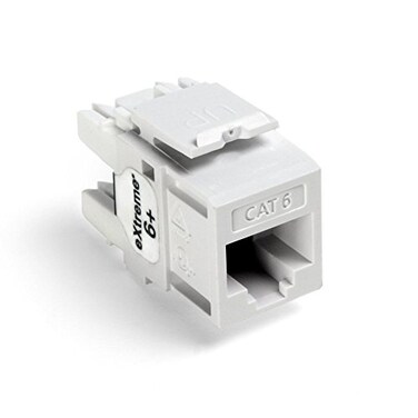 Leviton Extreme 6 QuickPort Connector 10Pack 61110OW6 White
