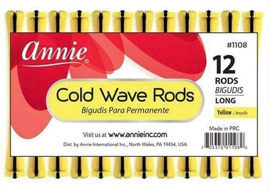 Annie 3 Packs of Cold Wave RodsLong 1108 12 Pieces per Pack