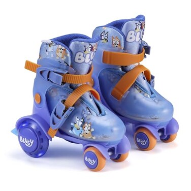 Voyager Bluey Trainer Skates for Kids Light Up LED Wheels Adjustable