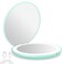 wobsion 10X Magnifying Tabletop Mirror 4 Inch Round Glass ABS