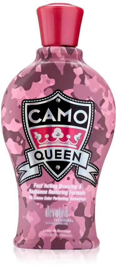 Devoted Creations Camo Queen Bronzing Lotion 1225 Fluid Ounce