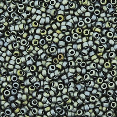 Miyuki Round Seed Bead Size 150 82g Matte Metallic Silver Grey