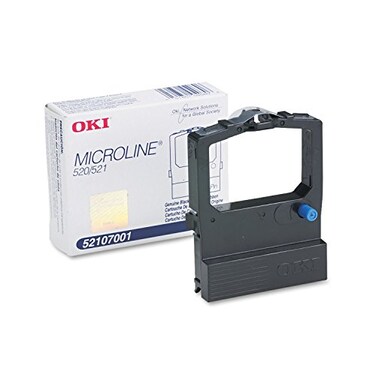 OKI Dot Matrix Ribbon Black 1 Each 4 Million Characters 1 Each