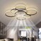 SNOWUNDER 41 Black Modern Ceiling Fan with LED Light and Remote