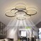 SNOWUNDER 41 Black Modern Ceiling Fan with LED Light and Remote