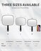 OMIRO Hand Mirror Black Handheld Mirror with Handle 66 W x 92 L