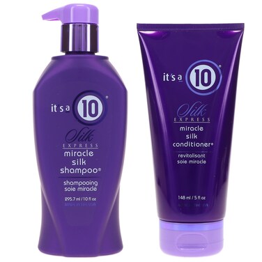 It's a Its a 10 Silk Express Miracle Silk Shampoo10 OZ Conditioner 5 OZ