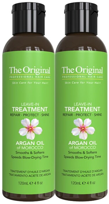 DermOrganic Original Argan Oil LeaveIn Hair Treatment 4 oz 2 pack