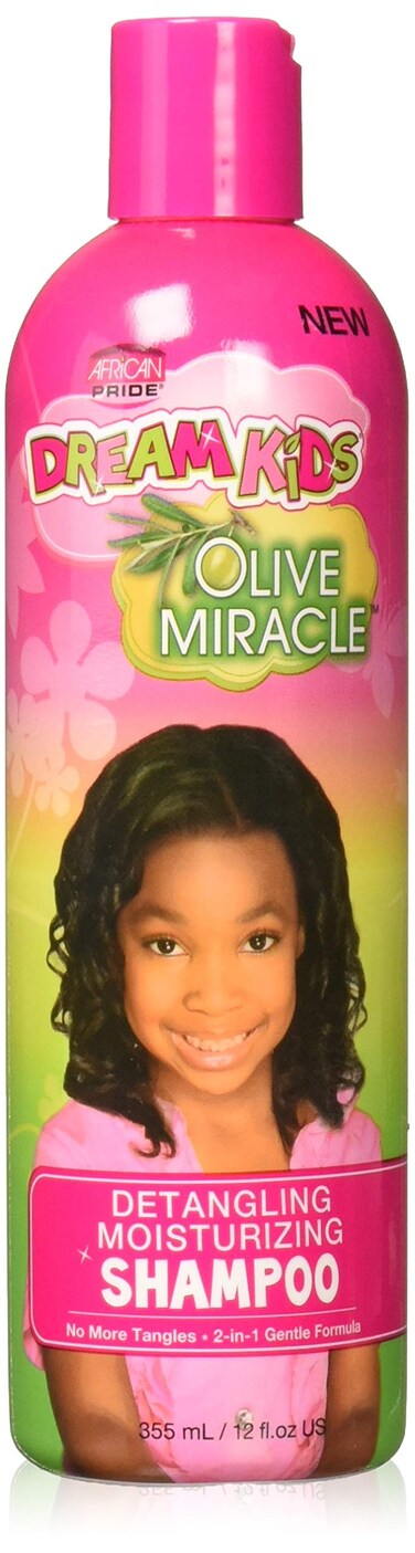 African Pride Dream Kids Olive Miracle Detangling Shampoo 12 Ounce