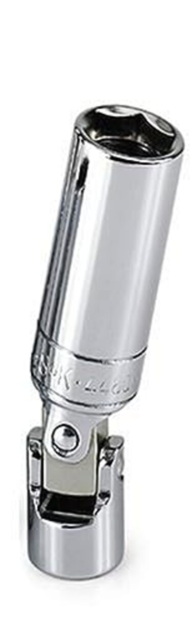 SK Tools USA 38 Drive 58 6 Point Chrome Flex Spark Plug Socket 4480