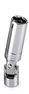 SK Tools USA 38 Drive 58 6 Point Chrome Flex Spark Plug Socket 4480