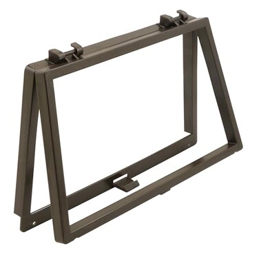 PRIME-LINE Make2Fit PL 14699 Wicket 618 In x 1018 In Bronze Plastic Single Pack