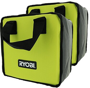 Ryobi Lime Green Genuine OEM Tool Tote Bag 2 Pack Tools Not Included