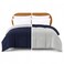 Modern Threads Down Alternative Reversible Comforter NavySilver Queen