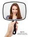 OMIRO Hand Mirror Large Black Handheld Mirror with Handle 103 L x 74 W