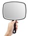 OMIRO Hand Mirror Large Black Handheld Mirror with Handle 103 L x 74 W