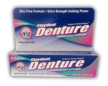 Dr. Sheffield's Dr Sheffield's STAYDENT, extra strength Denture Adhesive Cream, 0.85 oz
