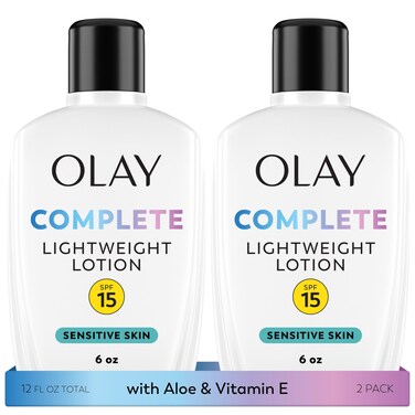 ProcterGamble Olay Complete Lotion Moisturizer with SPF 15 Sensitive 60 oz each 2pack