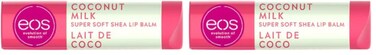 eos Evolution of Smooth EOS Super Soft Shea Lip Balm Coconut Milk Pack of 2