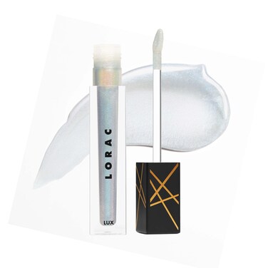LORAC LUX Diamond Lip Gloss Genuine Diamond Dust NonSticky Pacific Blue