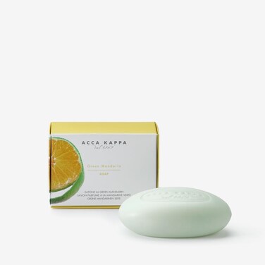 Acca Kappa Green Mandarin Soap Refreshing Citrus Vegetable Bar Soap 150g