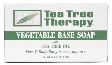 Tea Tree Therapy Vegetable Base Soap with Tea Tree Oil 39 oz Pack of 9