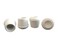 Shepherd Hardware 9118 58Inch Inside Diameter Rubber Leg Tips 4Pack White