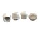 Shepherd Hardware 9118 58Inch Inside Diameter Rubber Leg Tips 4Pack White