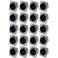 GLS Audio XLR Male Jack 3 Pin Panel Mount Jacks D Series Size XLRM 20 Pack