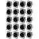 GLS Audio XLR Male Jack 3 Pin Panel Mount Jacks D Series Size XLRM 20 Pack