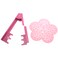 OZXNO 1 Set Rose Stem Leaf Thorn Stripper Stripping Tool Thorn Remove Pink