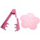 OZXNO 1 Set Rose Stem Leaf Thorn Stripper Stripping Tool Thorn Remove Pink