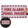 SmartSign Fire Alarm Panel Inside Label 5 x 10 3M Engineer Grade Reflective