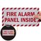 SmartSign Fire Alarm Panel Inside Label 5 x 10 3M Engineer Grade Reflective