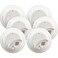 First Alert BRK SMI100AC Hardwired Smoke Detector with Battery Backup 6Pack