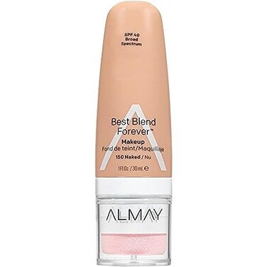 Almay Best Blend Forever Foundation, Naked, 1 fl. oz., SPF 40 Broad Spectrum