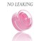 ZEJIA 5Gram Cosmetic Containers 100pcs Tiny Makeup Sample Jaws with Pink lids