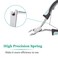 IVON Cuticle Trimmer with Pusher Cuticle Cutter Remover Rubber Nonslip Handle