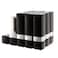 Allwon 10Pcs Black Empty Lipstick Tubes DIY Lip Balm Container Rectangle Tube