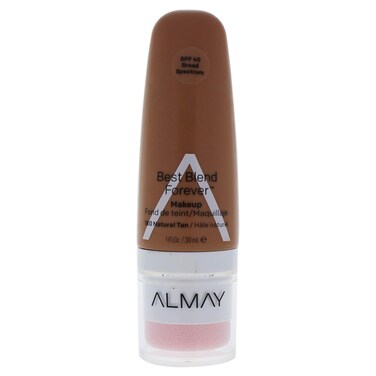 Almay Best Blend Forever Foundation Natural Tan 1 fl oz SPF 40 Broad Spectrum
