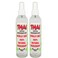 Thai Deodorant Stone Crystal Mist Natural Deodorant Spray 8 oz Bundle Pack of 2